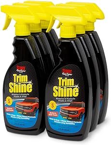 Stoner Car Care 92034-6PK 22-Ounce Trim Shine Protectant for Interior and Exterior Restores, Moisturizes, and Conditions Vinyl, Rubber, Leather and More, Pack of 6