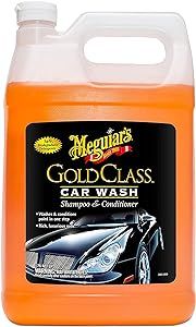 Meguiar's Gold Class Car Wash Soap, Ultra-Rich Car Wash Soap and Conditioner for Car Cleaning, Car Wash Soap to Clean and Condition in One Easy Step, 1 Gallon Car Wash Soap