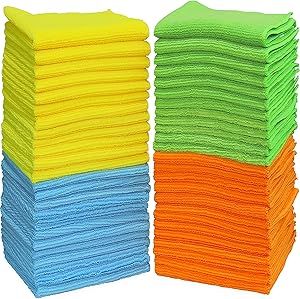 Simple Houseware Microfiber Cleaning Cloth (12" x 16") - 50 Pack